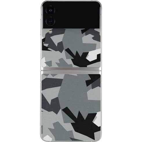 Urban Camouflage Black Galaxy Z Flip3 5G Skin